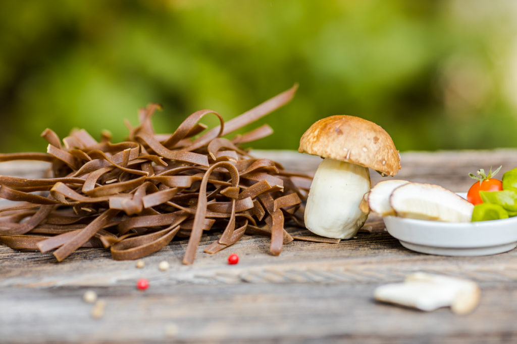 Rezeptierte, hausgemachte 6-Eier Steinpilz-Nudeln von der Werkovits Nudelmanufaktur